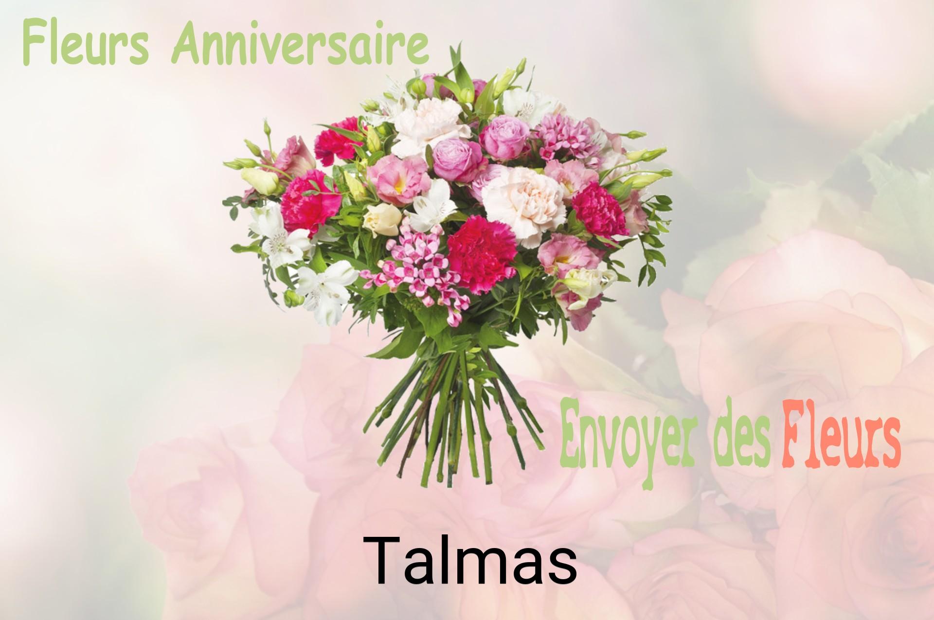 Bouquet de fleurs d’anniversaire livré à Talmas