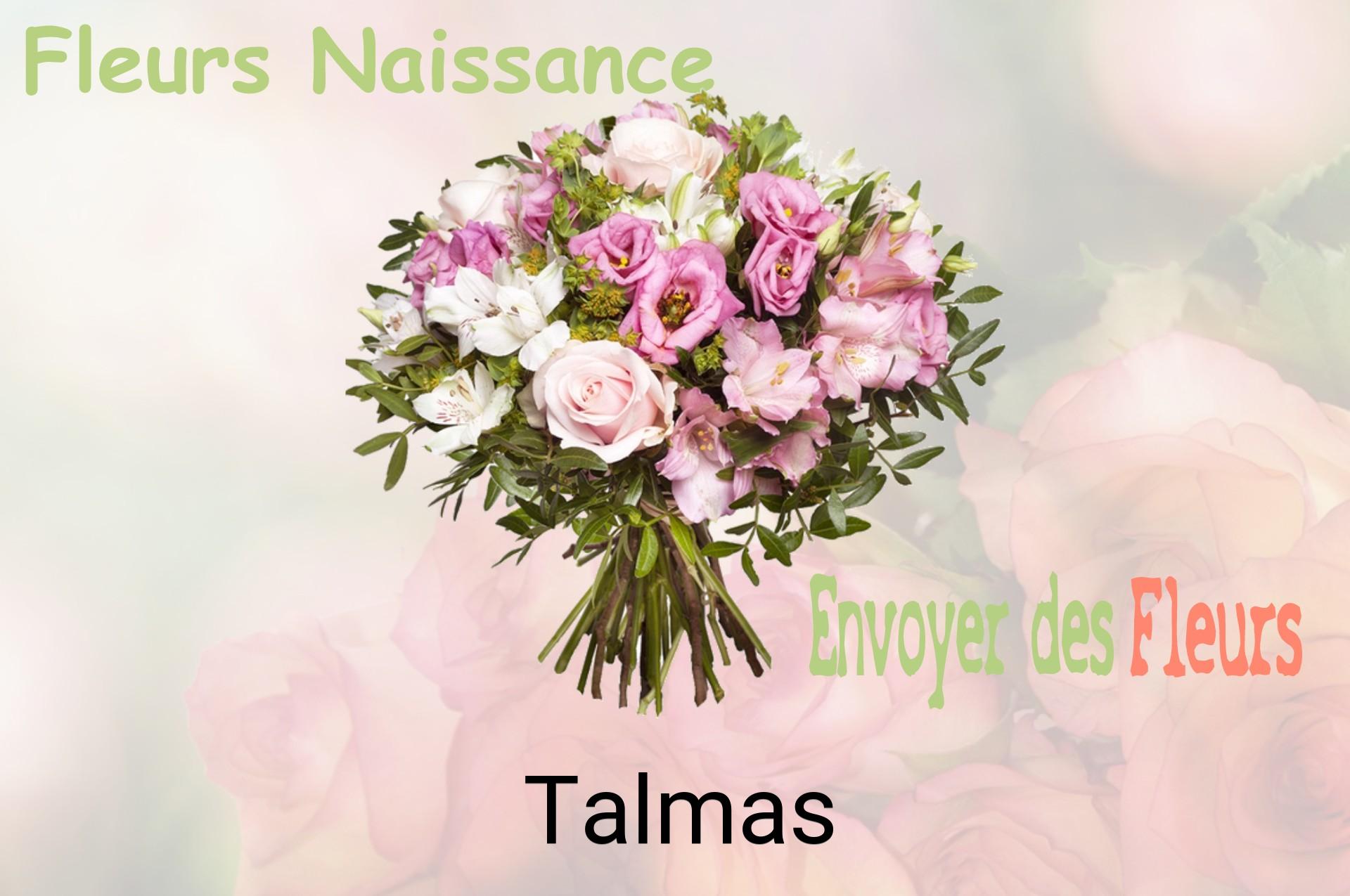 Bouquet de fleurs de naissance livré à Talmas